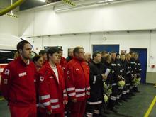 Gemeinsame Übung von Feuerwehr und Rettung am Donnerstag,  2. Mai 2013