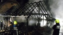 Scheune in Flammen: 170 Feuerwehrleute im Einsatz am Dienstag, 18. März 2014