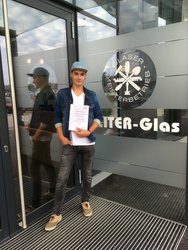 Lehrling der Firma Reiter Glas erreicht 3. Platz bei Bundeslehrlingswettbewerb der Glasbautechniker  am Donnerstag, 12. Juli 2018