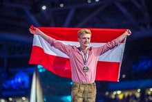 Sebastian Wienerroither holt die Silbermedaille für Österreich bei den 45. WorldSkills (Berufsweltmeisterschaften) in Kazan/Russland am Donnerstag,  5. September 2019