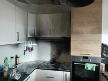 Küchenbrand mit Feuerlöscher bekämpft am Donnerstag, 13. Oktober 2022, Copyright siehe www.meinbezirk.at