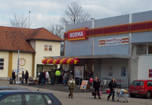 Lebensmittel-Diskonter NORMA eröffnet in Frankenburg am Dienstag,  4. Dezember 2012