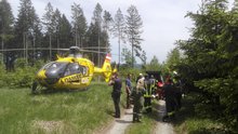 Personenrettung nach Forstunfall Raitenberg am Samstag, 18. Mai 2019