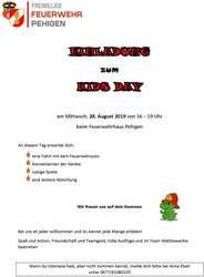 Einladung zum "Kids Day" am Freitag, 23. August 2019