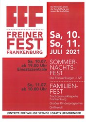 FREINER FEST am Dienstag,  6. Juli 2021